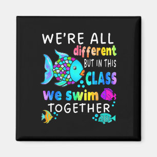 Imán Somos todos diferentes pero nadamos juntos element