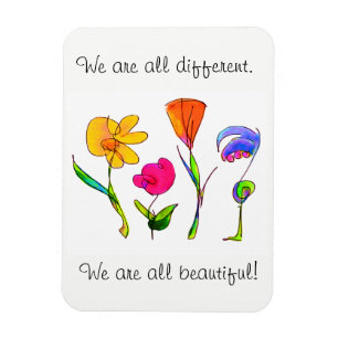 Imán Somos todos diversidad diversa y hermosa
