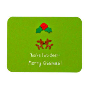 Imán Son dos venados - ¡Feliz Kissmas!
