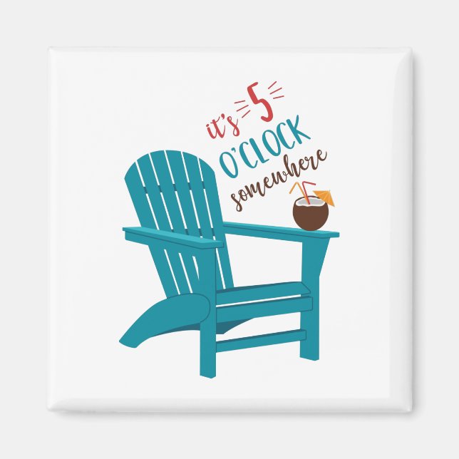 Imán Son las 5. (Frente)