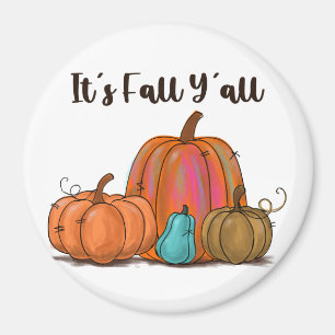 Imán Son las calabazas del otoño