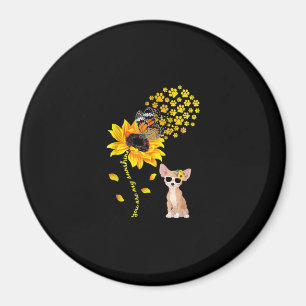 Imán Son Mis Hombres Sunshine Sunflower Chihuahua