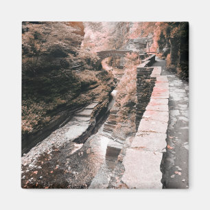 Imán soñación de puente de piedra