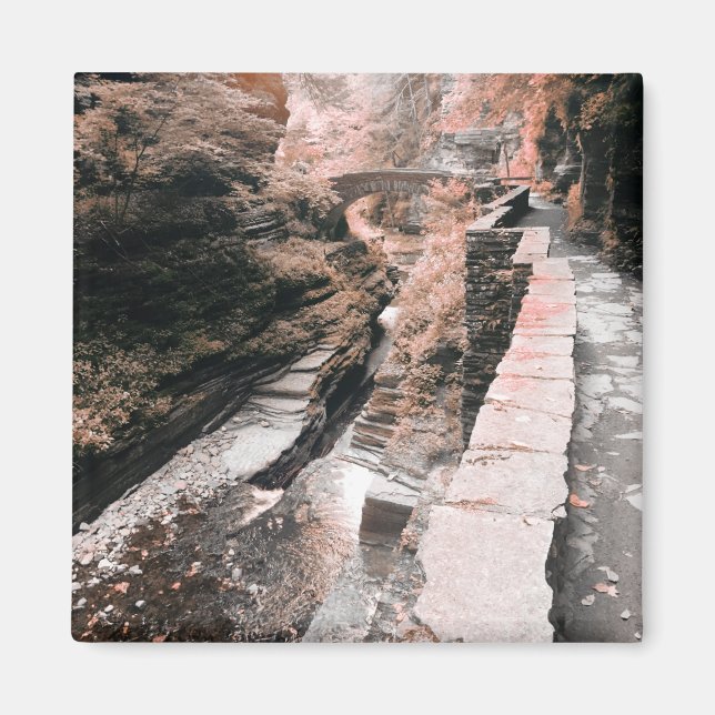 Imán soñación de puente de piedra (Frente)