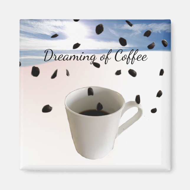 Imán Soñando de Café (Frente)