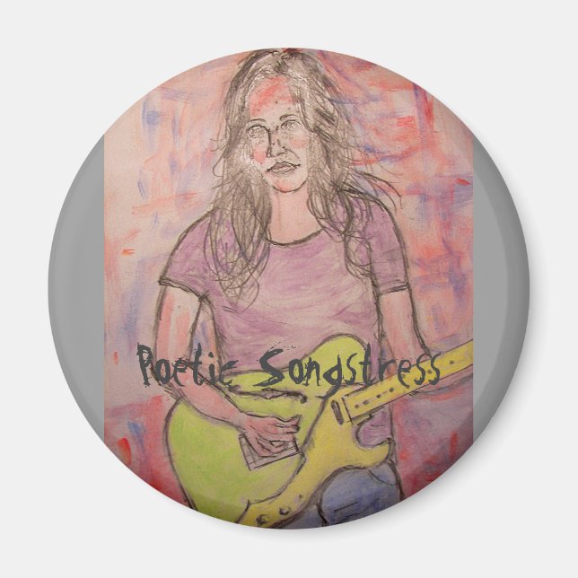 Imán Songstress poético (Frente)