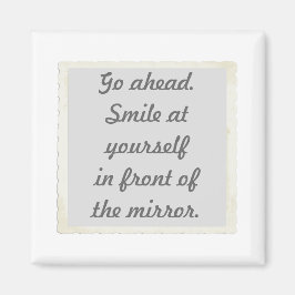 Imán Sonríe a imanes de afirmación personal