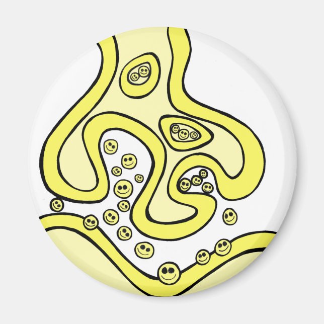 Imán Sonríe los neurotransmisores (Frente)