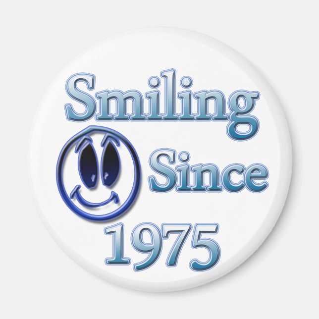Imán Sonriendo desde 1975 (Frente)