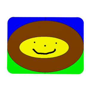 Imán sonriente de la cara