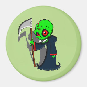 Imán Sonriente Grim Reaper Ilustracion de Guay espeluzn