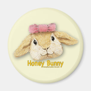Imán Sonrisa encantadora de Honey Bunny