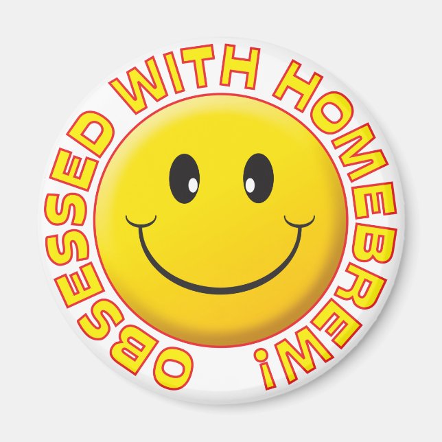 Imán Sonrisa obsesionada, homebrea (Frente)