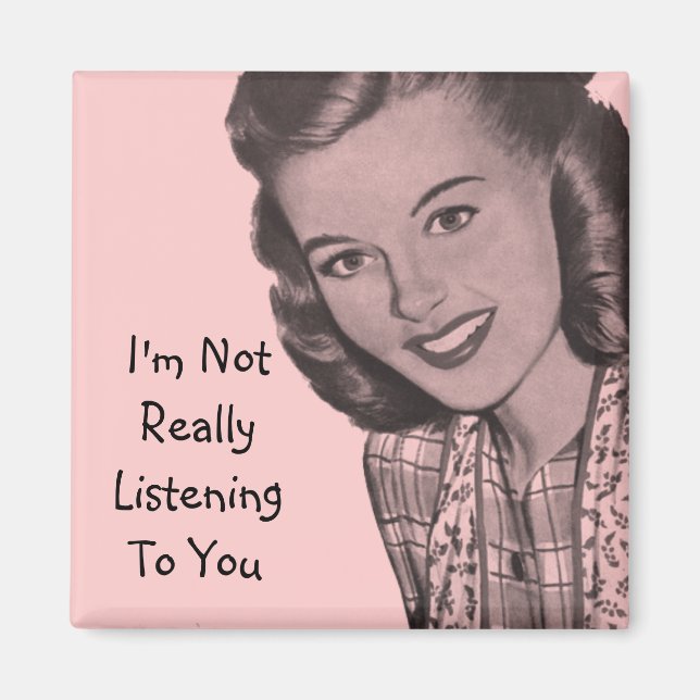 Imán Sonrisa retro (Frente)