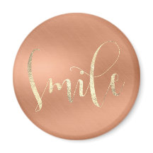 Sonrisa Rosa motivacional Champaign Copper Gold