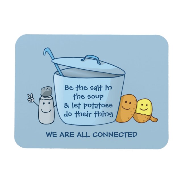 Imán Sopa de papa salada (Horizontal)