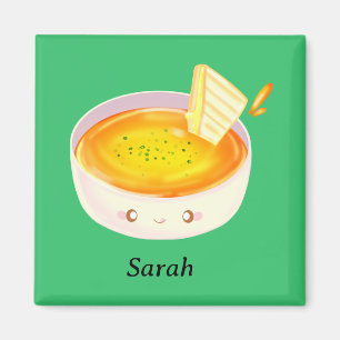 Imán Sopa De Tomate Y Sándwich De Queso A La Parrilla