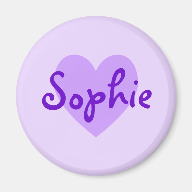 Imán Sophie in Purple (Frente)