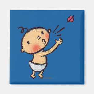 Imán Soplo de Leslie Patricelli un bebé del beso