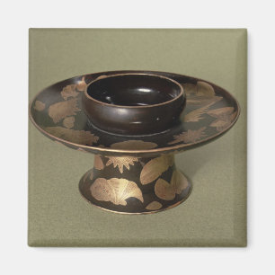 Imán Soporte de la taza con la decoración de "Nashiji"
