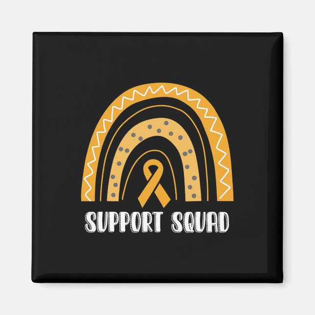 Imán Soporte de Squad Naranja Rainbow Ribbon RSD compat (Frente)