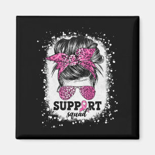 Imán Soporte para Cáncer de Mama de Cinta Rosa Squad Me