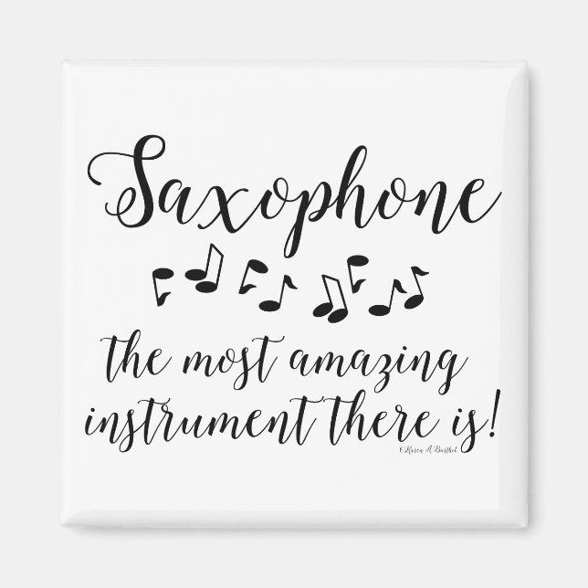 Imán Sorprendente saxofón (Frente)