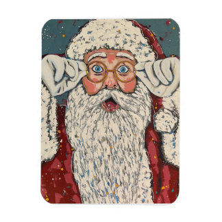 Imán Sorprendido Papá Noel