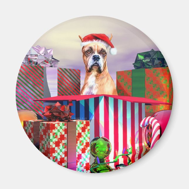 Imán Sorpresa de los Navidades de Boxer (Frente)