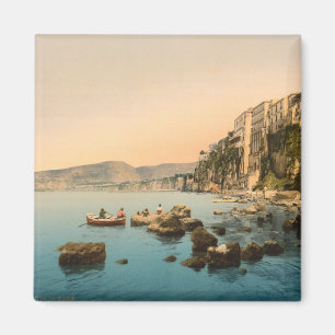 Imán Sorrento a orillas del mar, Nápoles, Campania, Ita