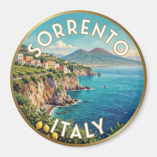 Imán Sorrento Italia Escena de la Costa Amalfi ☀️