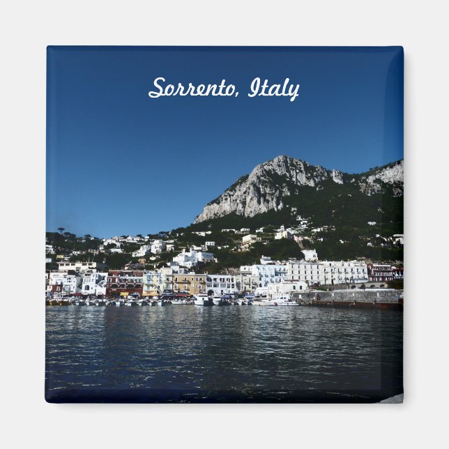 Imán Sorrento, Italia Magnet (Frente)
