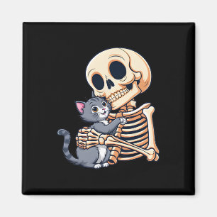 Imán Sostengo Un Gato Cute De Gato Halloween Disstume C
