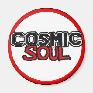 Imán Soul cósmico - Logo de círculo redondo