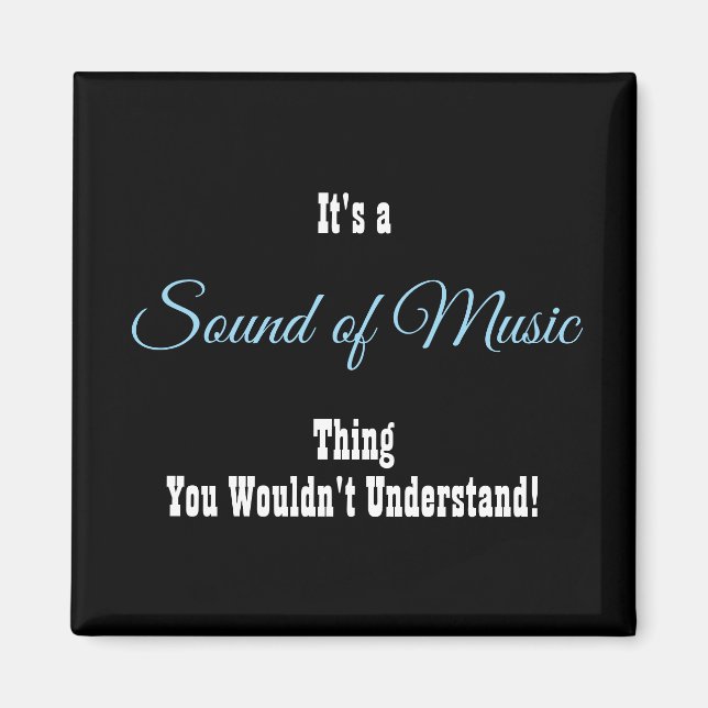 Imán Sound of Music Magnet (Frente)