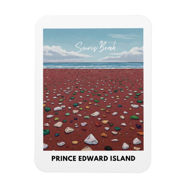 Imán Souris Beach Seaglass Magnet (Vertical)
