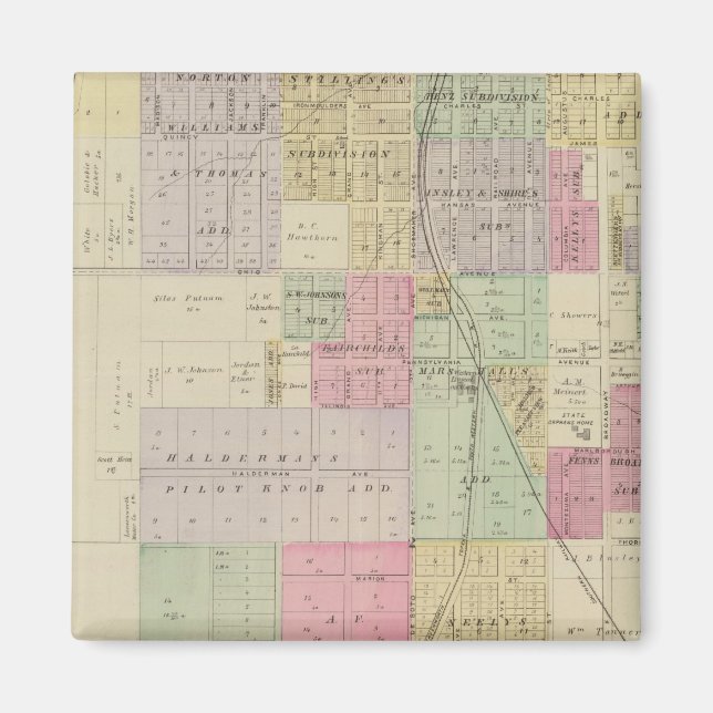 Imán South Leavenworth, Kansas (Frente)