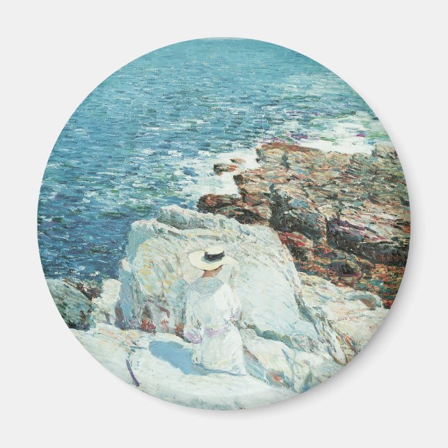 Imán South Ledges, apósito por Frederick Childe Hassam (Frente)