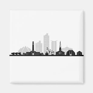 Imán SOUTHAMPTON England fußball City Skyline Silhouett
