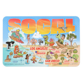 Imán Southern California Beach Paradise Magnet