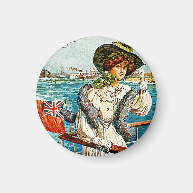 Imán Southsea y Portsmouth (Frente)