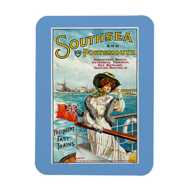 Imán Southsea y Portsmouth (Vertical)