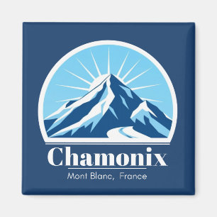 Imán souvenir de Chamonix Mont Blanc