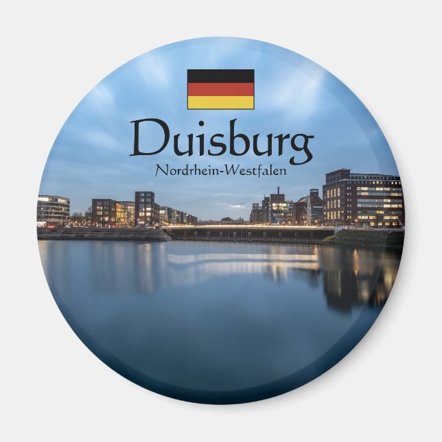 Imán Souvenir de Duisburg (Frente)