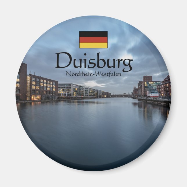 Imán Souvenir de Duisburg (Frente)