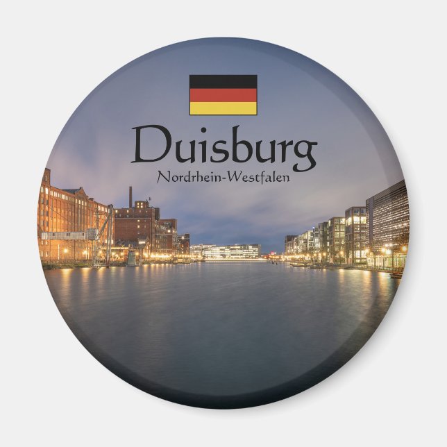 Imán Souvenir de Duisburg (Frente)