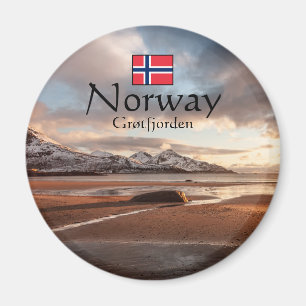 Imán Souvenir de Grotfjorden Noruega