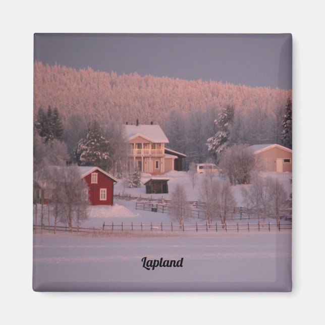 Imán Souvenir de Laponie (Frente)