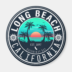 Imán Souvenir de los años 70 del Long Beach California