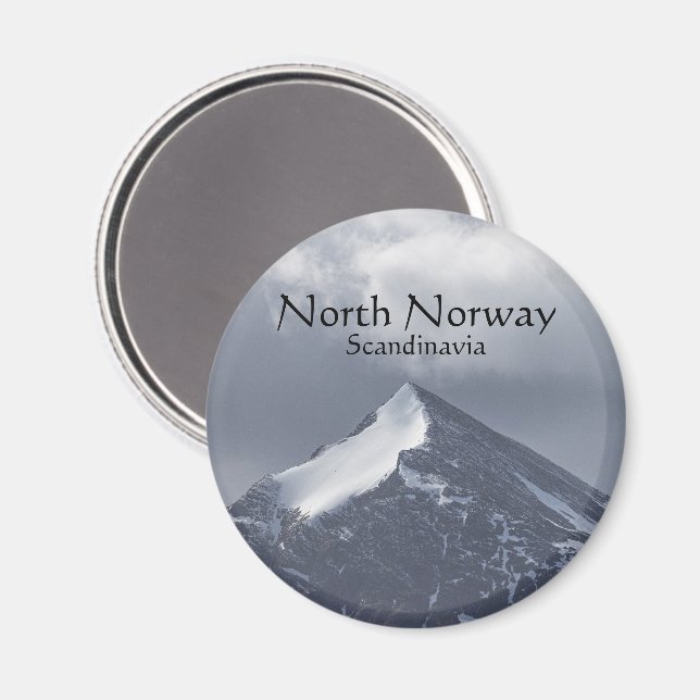 Imán Souvenir de Noruega (Anverso/Reverso)